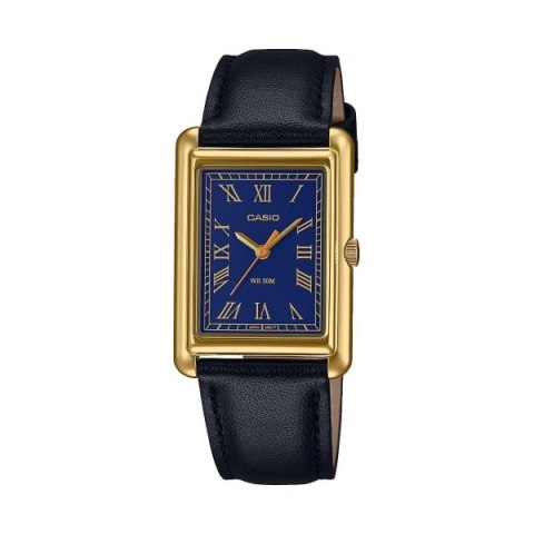 CASIO COLLECTION Mod. LADY TANK. GOLD. LEATHER - BLUE CASIO COLLECTION Mod. LADY TANK. GOLD. LEATHER - BLUE