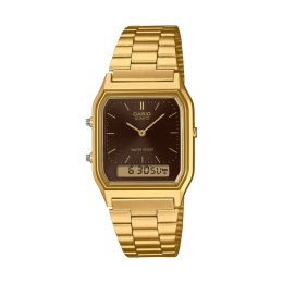 CASIO VINTAGE Mod. EDGY COLLECTION SUNRAY DIAL. GOLD - BLACK
