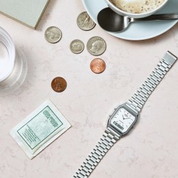 CASIO VINTAGE Mod. EDGY COLLECTION SUNRAY DIAL - SILVER