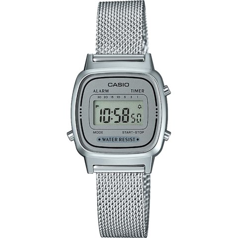 CASIO VINTAGE Mod. ICONIC MINI STEEL SILVER MESH CASIO VINTAGE Mod. ICONIC MINI STEEL SILVER MESH