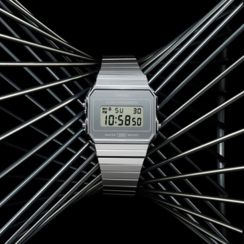 CASIO VINTAGE Mod. ICONIC SLIM SILVER CASIO VINTAGE Mod. ICONIC SLIM SILVER