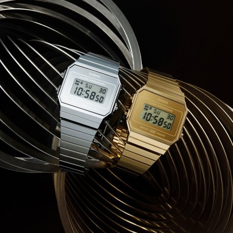 CASIO VINTAGE Mod. ICONIC SLIM SILVER CASIO VINTAGE Mod. ICONIC SLIM SILVER