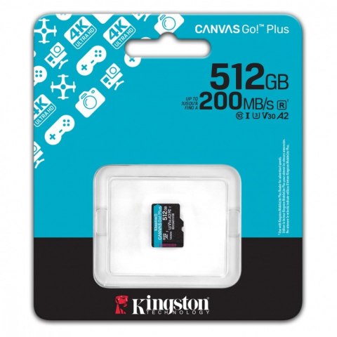 Karta pamięci microSD 512GB Canvas Go! Plus 200MB/s A2 U3 V30 Karta pamięci microSD 512GB Canvas Go! Plus 200MB/s A2 U3 V30