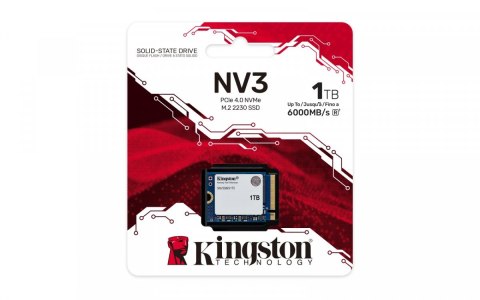 Dysk SSD NV3 1TB M.2 2230 PCI-e 4.0 NVMe 6000/4000 Dysk SSD NV3 1TB M.2 2230 PCI-e 4.0 NVMe 6000/4000