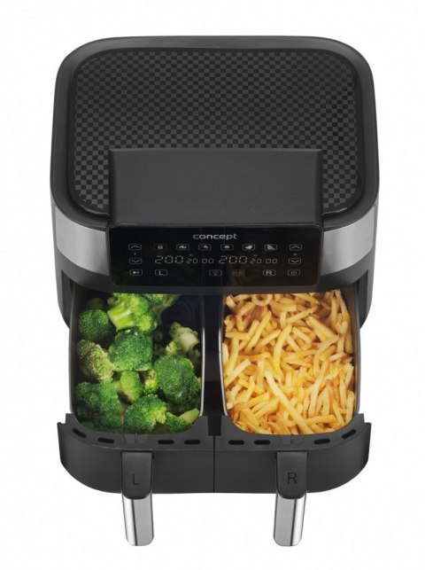 Frytkownica beztłuszczowa Air Fryer Double 8l FR8000 Frytkownica beztłuszczowa Air Fryer Double 8l FR8000