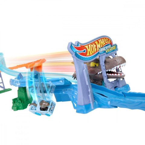 Tor samochodowy Racer Verse Jurassic World Morski dinopościg Tor samochodowy Racer Verse Jurassic World Morski dinopościg
