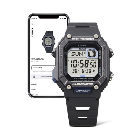 CASIO COLLECTION Mod. STEP TRACKER LAP 200 - BLACK CASIO COLLECTION Mod. STEP TRACKER LAP 200 - BLACK