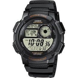 CASIO SPORT Mod. DIVER - WORLD TIME ILLUMINATOR 5 ALARMS. 10 YEARS BATTERY - BLACK