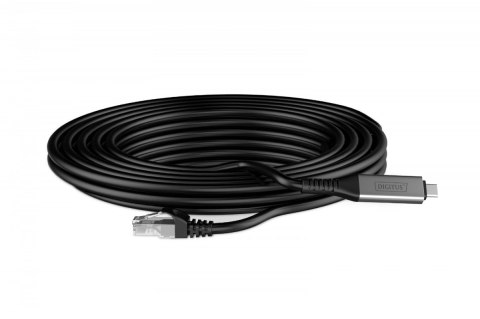 Kabel adapter USB-C - RJ45 Kat. 6A S/FTP, 1 Gbit/s, USB 3.2 Gen1, LSZH, 2m Kabel adapter USB-C - RJ45 Kat. 6A S/FTP, 1 Gbit/s, USB 3.2 Gen1, LSZH, 2m