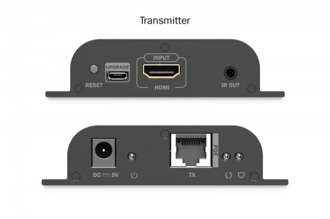 Przedłużacz (extender) po skrętce kat.6 HDMI 4K/60Hz przez IP 1G lub do 120m/200m z PoE, max. 253 odbiorniki, sterowanie IR - ze Przedłużacz (extender) po skrętce kat.6 HDMI 4K/60Hz przez IP 1G lub do 120m/200m z PoE, max. 253 odbiorniki, sterowanie IR - ze