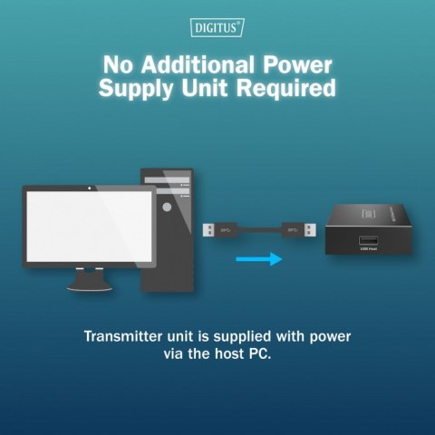 Przedłużacz (extender) po skrętce kat.6 USB 2.0 do 150m, 4x USB-A do 480 Mbps, 1x RJ45 (Gigabit Ethernet) - zestaw (odbiornik/na Przedłużacz (extender) po skrętce kat.6 USB 2.0 do 150m, 4x USB-A do 480 Mbps, 1x RJ45 (Gigabit Ethernet) - zestaw (odbiornik/na