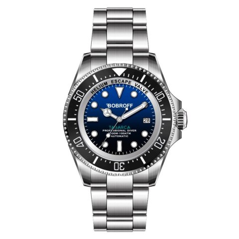 Men's Watch Bobroff BF00 (Ø 44 mm) - Black Men's Watch Bobroff BF00 (Ø 44 mm) - Black