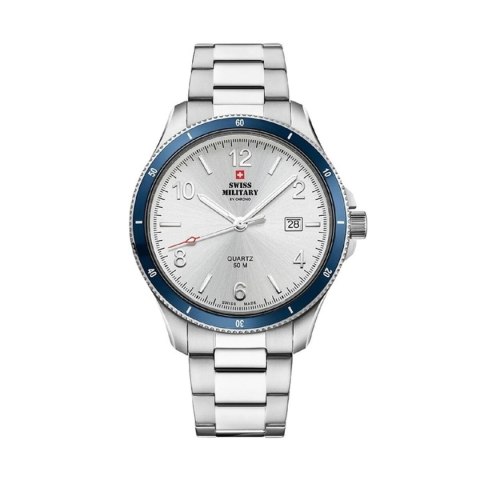 Men's Watch Swiss Military Chrono SM34096.02 Silver Men's Watch Swiss Military Chrono SM34096.02 Silver