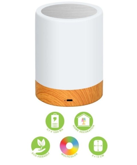 Lampka nocna Techly LED kolorowa bezprzewodowa Lampka nocna Techly LED kolorowa bezprzewodowa
