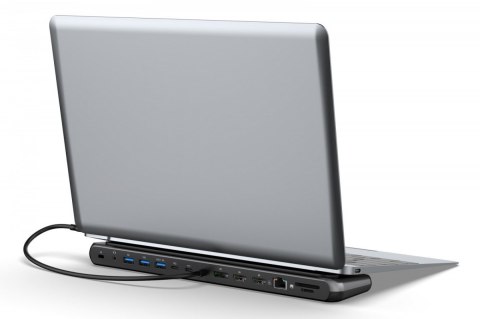 Stacja dokująca USB-C 12 portowa, max. 8K/30Hz z HDR, HDMI, DP, max. 3 monitory (MST), USB-C 3.2 Gen2, Gigabit Ethernet, SD/Micr Stacja dokująca USB-C 12 portowa, max. 8K/30Hz z HDR, HDMI, DP, max. 3 monitory (MST), USB-C 3.2 Gen2, Gigabit Ethernet, SD/Micr