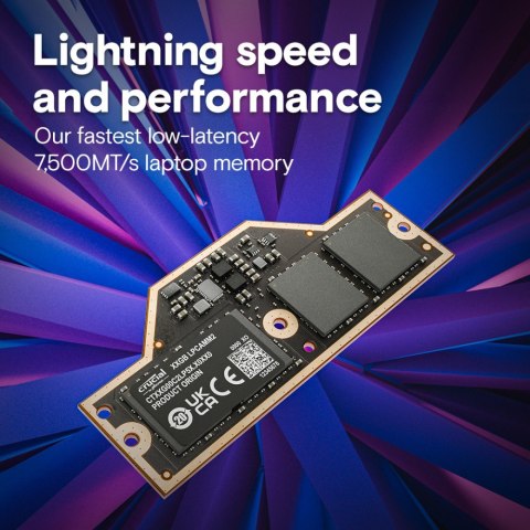 Pamięć do notebooka DDR5 LPCAMM2 32GB/7500 LPDDR5X Pamięć do notebooka DDR5 LPCAMM2 32GB/7500 LPDDR5X