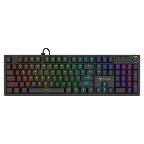 Klawiatura mechaniczna STYX Outemu Brown Hot Swap RGB Klawiatura mechaniczna STYX Outemu Brown Hot Swap RGB