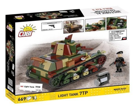 Klocki Light Tank 7TP 669 elementów Klocki Light Tank 7TP 669 elementów