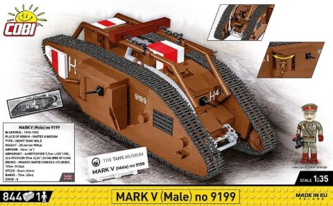 Klocki Mark V Male NO 9199 844 elementów Klocki Mark V Male NO 9199 844 elementów