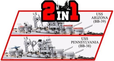 Klocki Pennsylvania - Class Battleship (2in1) - Executive Edition Klocki Pennsylvania - Class Battleship (2in1) - Executive Edition