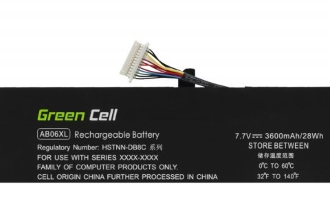 Bateria AB06XL 7,7V 3600mAh do HP Envy 13-AD Bateria AB06XL 7,7V 3600mAh do HP Envy 13-AD