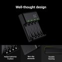 Ładowarka VitalCharger + 4x akumulatory AA 2000mAh