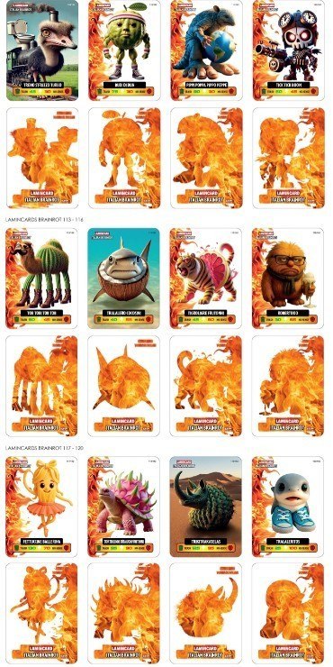 Brainrot Karty saszetka display 24 sztuk Brainrot Karty saszetka display 24 sztuk