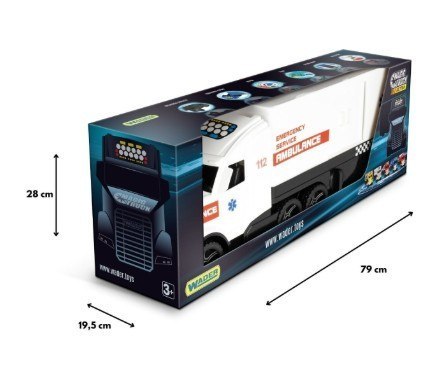 Pojazd Magic Truck Action Ambulans Pojazd Magic Truck Action Ambulans