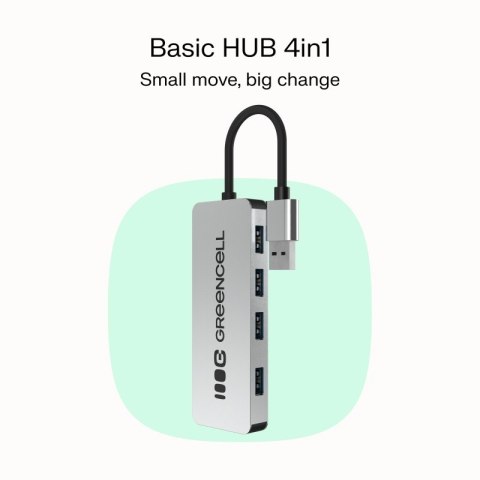 HUB USB-C Basic USB-A do 4x USB-A 3.0 HUB USB-C Basic USB-A do 4x USB-A 3.0