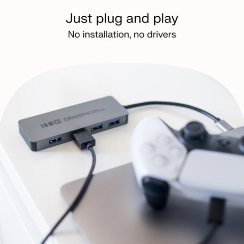 HUB USB-C Basic USB-C do 4x USB-A 3.0 HUB USB-C Basic USB-C do 4x USB-A 3.0