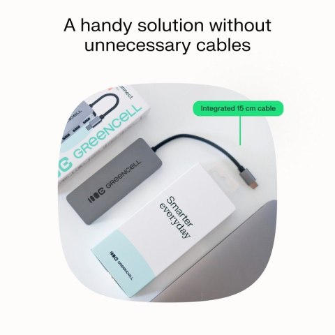HUB USB-C Basic USB-C do 4x USB-A 3.0 HUB USB-C Basic USB-C do 4x USB-A 3.0