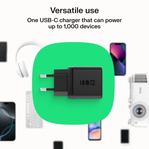 Ładowarka sieciowa USB 30W 1x USB-C CZARNA Ładowarka sieciowa USB 30W 1x USB-C CZARNA