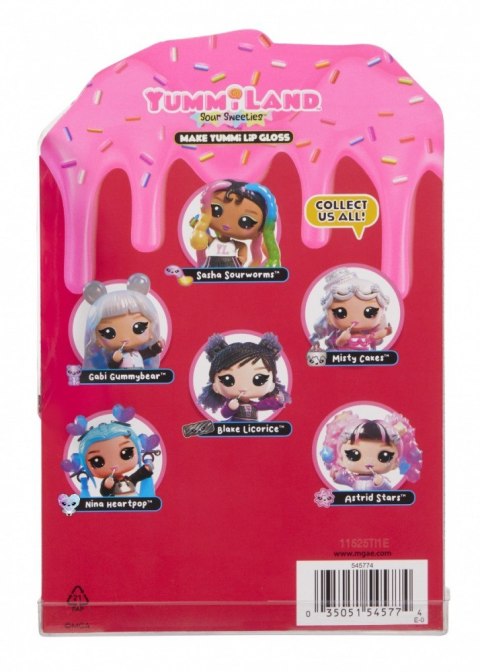 Lalka Yummiland Lip Gloss Sour, Blake Licorice Lalka Yummiland Lip Gloss Sour, Blake Licorice