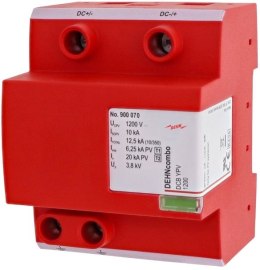 Ogranicznik przepięciowy DC DEHNcombo YPV do systemów PV do 1200V 4P typ I+II