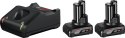 Bosch 1 600 A01 B20 bateria/ładowarka do elektronarzędzi Zestaw bateria i ładowarka