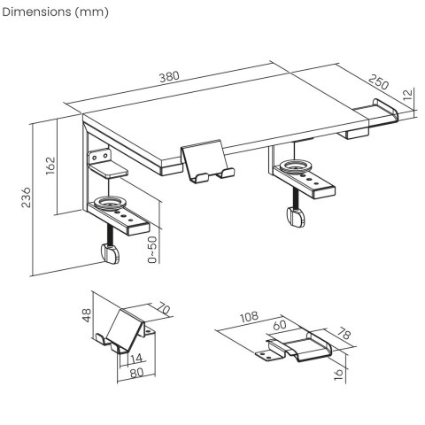 ERGO OFFICE PODSTAWKA POD LAPTOP / MONITOR, MAX. OBCIĄŻENIE 20KG, DLA PRZEKĄT. 13-32", CZARNA ER-303 B ERGO OFFICE PODSTAWKA POD LAPTOP / MONITOR, MAX. OBCIĄŻENIE 20KG, DLA PRZEKĄT. 13-32", CZARNA ER-303 B