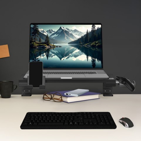 ERGO OFFICE PODSTAWKA POD LAPTOP / MONITOR, MAX. OBCIĄŻENIE 20KG, DLA PRZEKĄT. 13-32", CZARNA ER-303 B ERGO OFFICE PODSTAWKA POD LAPTOP / MONITOR, MAX. OBCIĄŻENIE 20KG, DLA PRZEKĄT. 13-32", CZARNA ER-303 B
