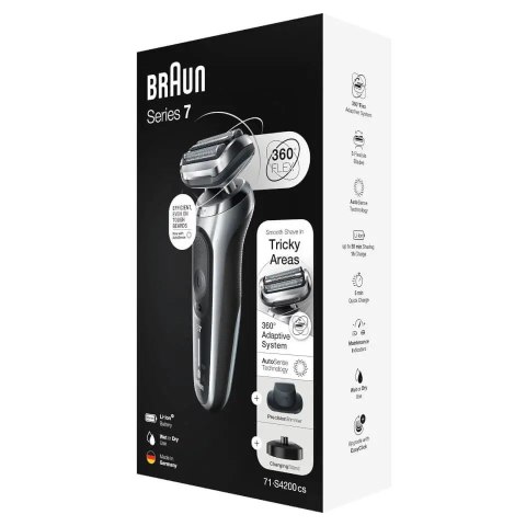 Braun Series 7 71-S4200cs Golarka foliowa Przycinarka Czarny Braun Series 7 71-S4200cs Golarka foliowa Przycinarka Czarny
