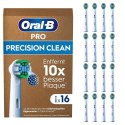 Dantu šepetelis Procter Gamble Końcówka Oral-B Oral-B Aufsteckbürsten Precision Clean - 16er