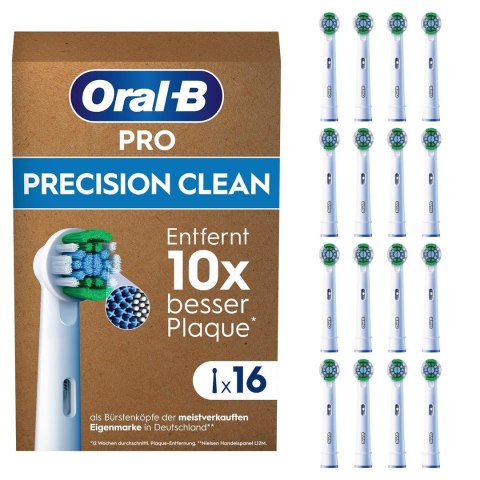 Dantu šepetelis Procter Gamble Końcówka Oral-B Oral-B Aufsteckbürsten Precision Clean - 16er Dantu šepetelis Procter Gamble Końcówka Oral-B Oral-B Aufsteckbürsten Precision Clean - 16er