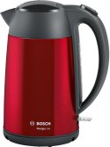 Bosch TWK3P424 czajnik elektryczny 1,7 l 2400 W Szary, Czerwony