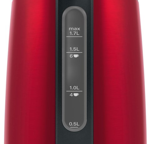 Bosch TWK3P424 czajnik elektryczny 1,7 l 2400 W Szary, Czerwony Bosch TWK3P424 czajnik elektryczny 1,7 l 2400 W Szary, Czerwony