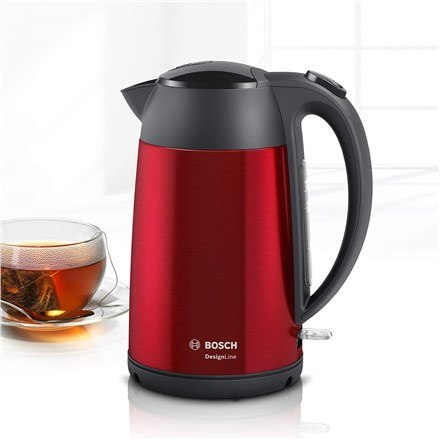 Bosch TWK3P424 czajnik elektryczny 1,7 l 2400 W Szary, Czerwony Bosch TWK3P424 czajnik elektryczny 1,7 l 2400 W Szary, Czerwony