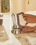 Alessi 9090/3 Ekspres do kawy 3 filiżanki do indukcji ze stali nierdzewnej