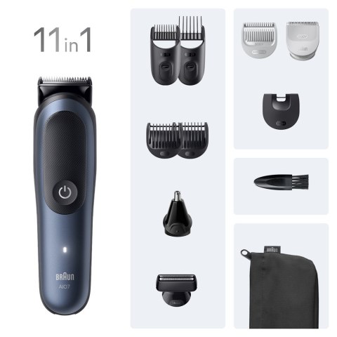 Brązowy trymer do brody/włosów/trymer AllinOne Style Kit AIO7540 (245036) Brązowy trymer do brody/włosów/trymer AllinOne Style Kit AIO7540 (245036)