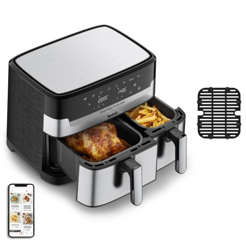 Frytkownica beztłuszczowa TEFAL DualEasy EY905D10 Frytkownica beztłuszczowa TEFAL DualEasy EY905D10