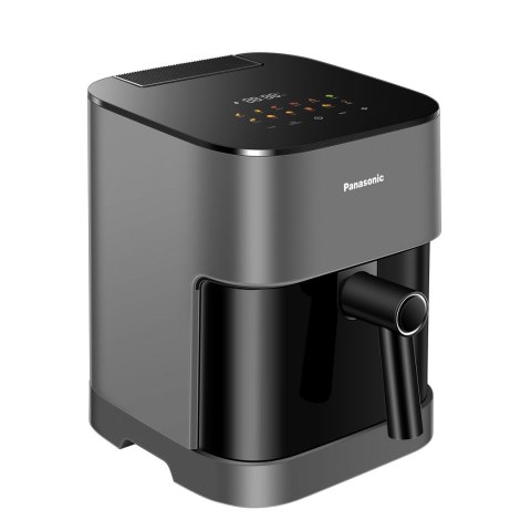 Frytkownica Panasonic NF-CC500SXE z wyświetlaczem LCD, 5 l, 1450 W, obudowa Cool touch Frytkownica Panasonic NF-CC500SXE z wyświetlaczem LCD, 5 l, 1450 W, obudowa Cool touch