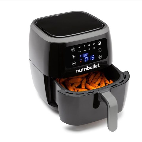 NutriBullet XXL Digital Air Fryer Pojedyńczy 7 l Autonomiczny 1800 W Frytkownica na gorące powietrze Czarny NutriBullet XXL Digital Air Fryer Pojedyńczy 7 l Autonomiczny 1800 W Frytkownica na gorące powietrze Czarny