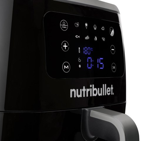 NutriBullet XXL Digital Air Fryer Pojedyńczy 7 l Autonomiczny 1800 W Frytkownica na gorące powietrze Czarny NutriBullet XXL Digital Air Fryer Pojedyńczy 7 l Autonomiczny 1800 W Frytkownica na gorące powietrze Czarny