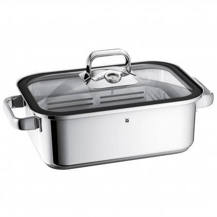 Parowar WMF Vitalis - 3,5 l - Stal nierdzewna - Szkło - Silikon - Ceramika - Gaz - Indukcja Parowar WMF Vitalis - 3,5 l - Stal nierdzewna - Szkło - Silikon - Ceramika - Gaz - Indukcja